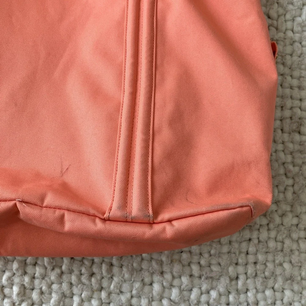 Herschel Supply Co.‎ Pink Tote Bag Pockets Easy Access Double Zip Side Snap Alt